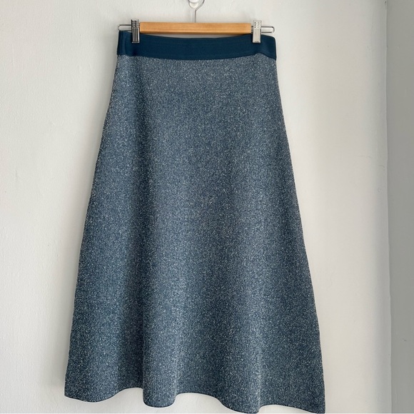 COS Textured A-Line Midi Skirt - Picture 1 of 6